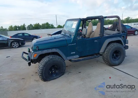 1997 Jeep Wrangler Se из США, поврежденный, VIN 1J4FY29P6VP501255